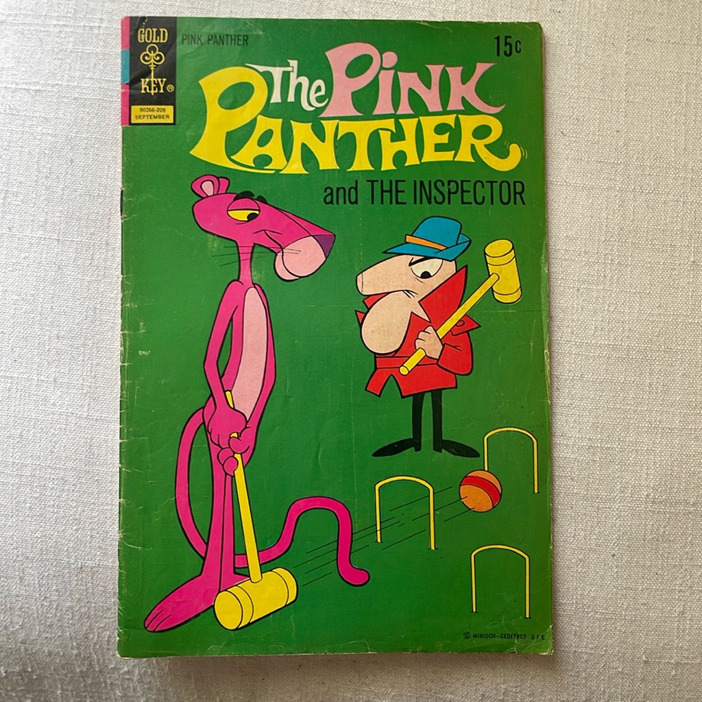 The Pink Panther And The Inspector Comic Book